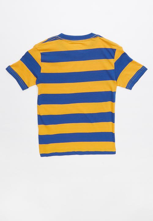 Levi’s® - Boys colour block knit top -  blue & yellow 