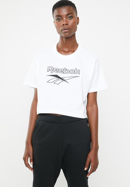 reebok classic cropped t shirt