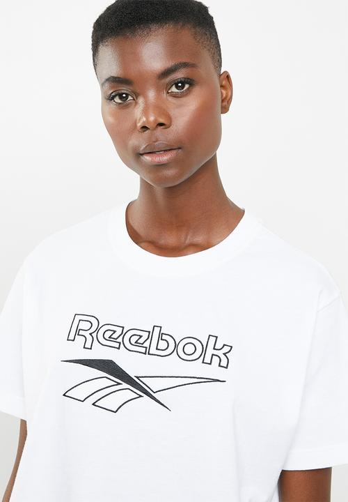 Reebok Classic - Classic crop tee - white