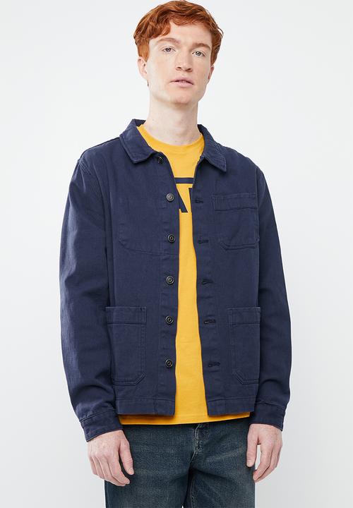 navy worker jacket