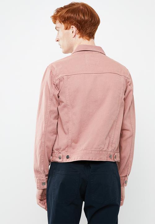 Superbalist - Colour Slim Denim Trucker Jacket - pink