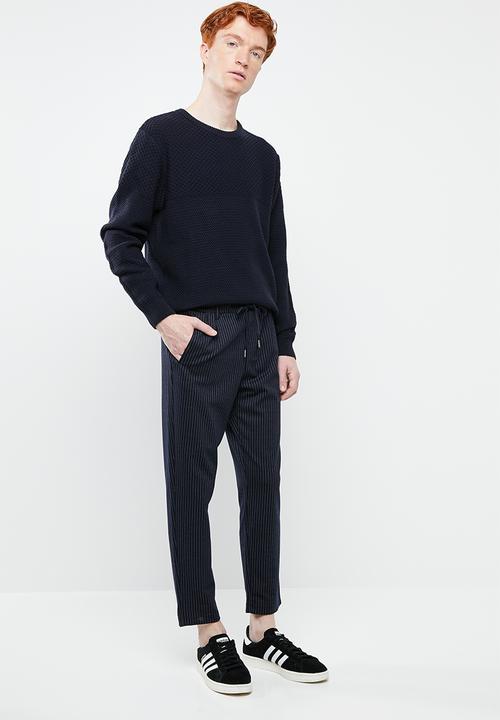 Superbalist - Relaxed fit textured knit - navy