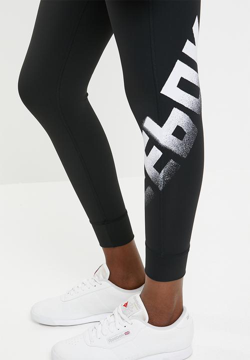 Reebok - Lux bold rise tight - black