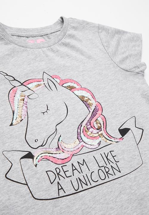 Cotton On - Anna short sleeve tee - grey 