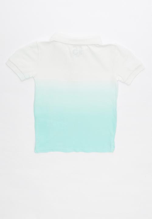 Cotton On - Kenny 3  polo - white & turquoise 