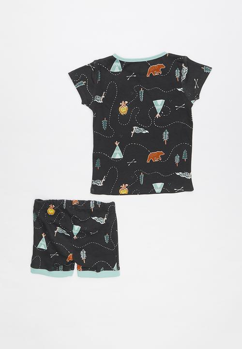 Cotton On - Joshua short sleeve pyjama set - multi