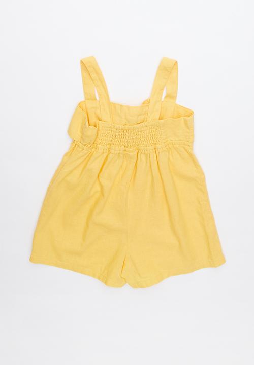 Cotton On - Zoe playsuit - yellow