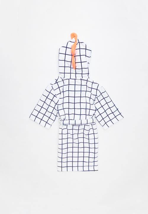 Cotton On - Boys hooded terry gown - multi