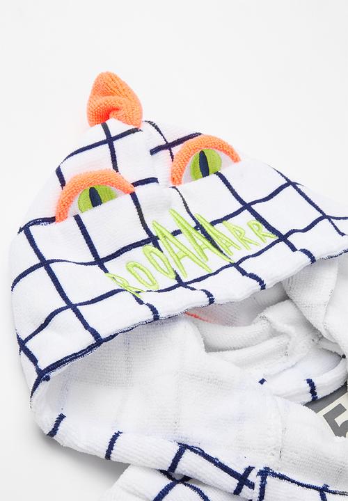 Cotton On - Boys hooded terry gown - multi