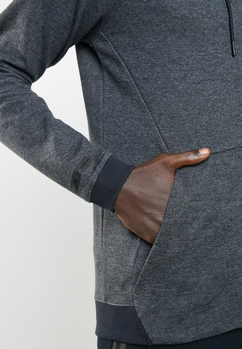 Under Armour - Unstoppable 2x knit full-zip hoodie - black