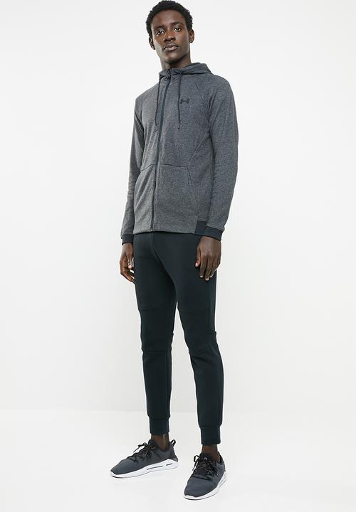 Under Armour - Unstoppable 2x knit full-zip hoodie - black