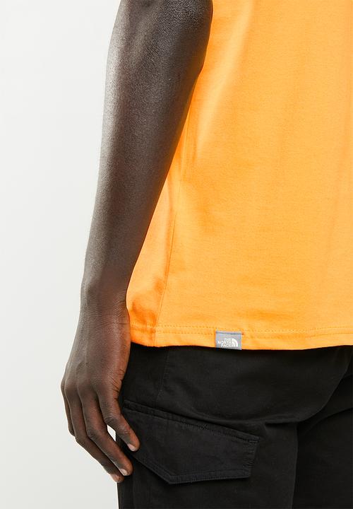 The North Face - Fine short sleeve tee - orange