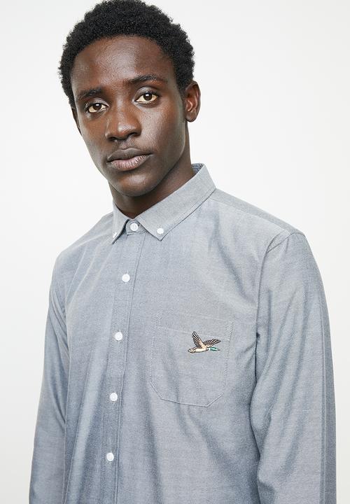 Brave Soul - Brett shirt - charcoal