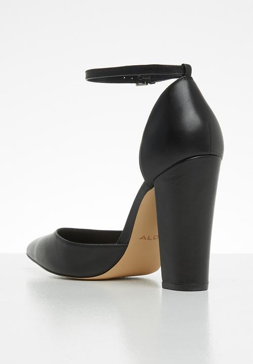 ALDO - Nicholes leather heel - black