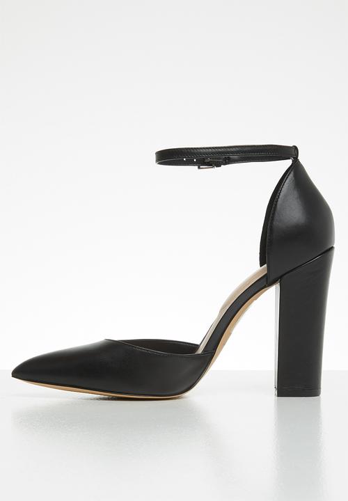 ALDO - Nicholes leather heel - black