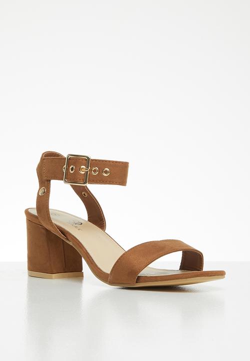 STYLE REPUBLIC - Ankle-strap heels - tan