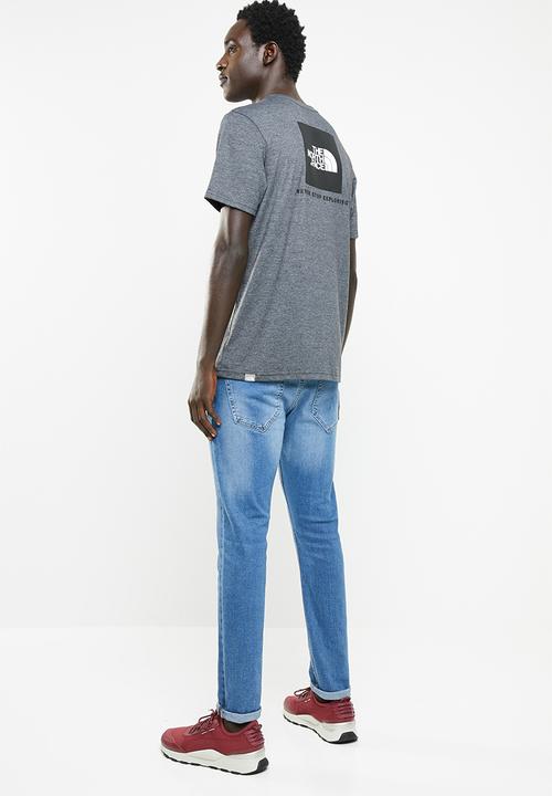 The North Face - M short sleeve redbox tee - grey