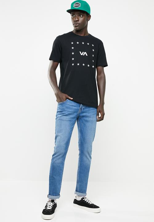 RVCA - Va corners short sleeve tee - black