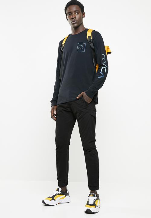 RVCA - Segment long sleeve tee - black