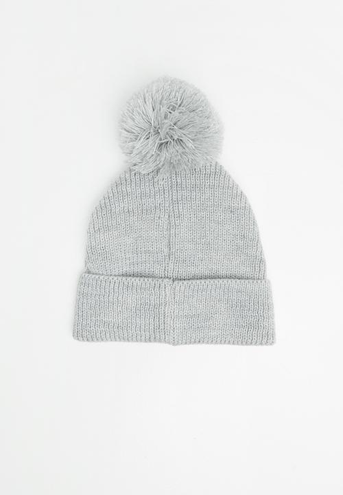 Superbalist - Pom pom beanie - grey