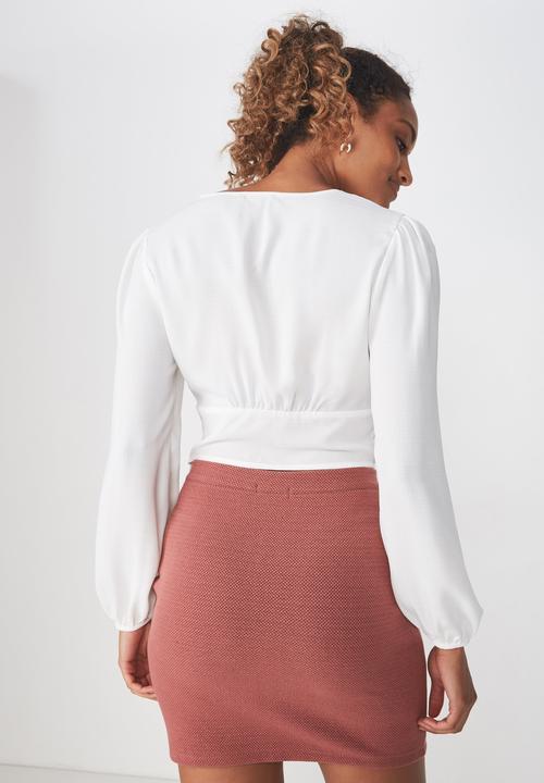 Cotton On - Maddie button up blouse - white