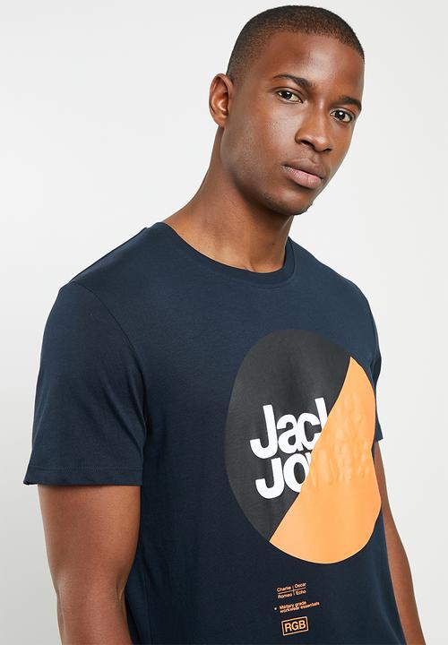 Jack & Jones - Logan short sleeve regular fit tee - multi