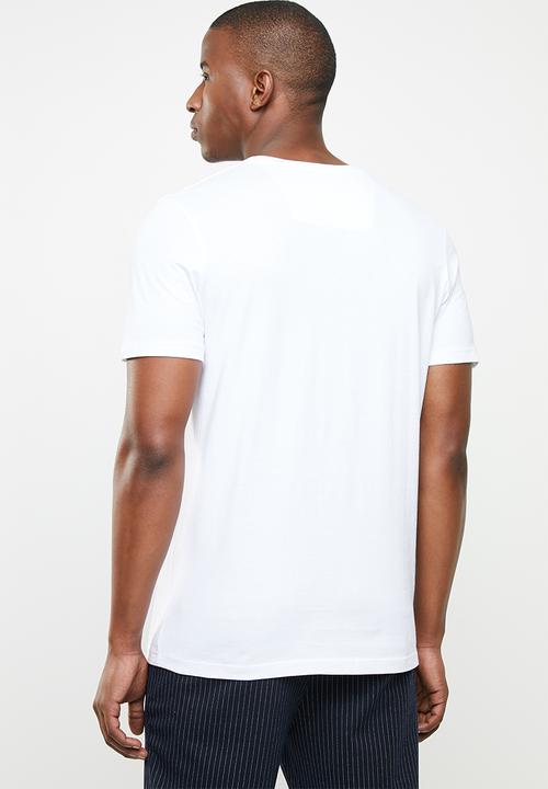 Jack & Jones - Spring-feel short sleeve crew neck tee - white