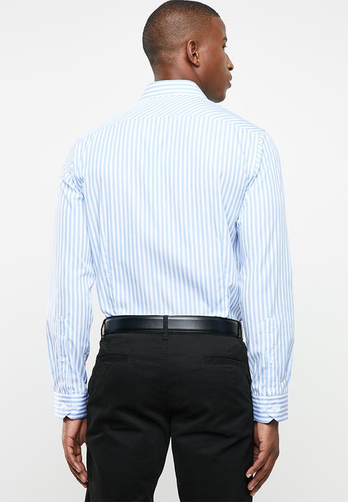 Pringle of Scotland - Brinsley tailored shirt - blue & white