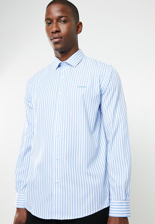 Pringle of Scotland - Brinsley tailored shirt - blue & white