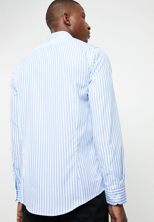 Pringle of Scotland - Brinsley tailored shirt - blue & white