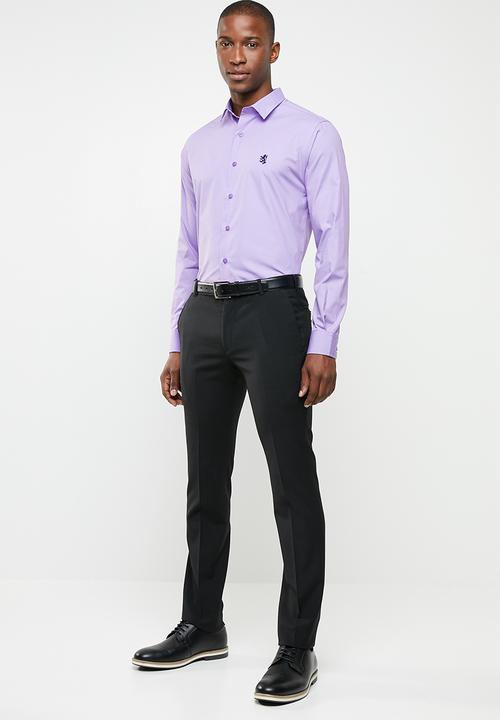 Pringle of Scotland - Niall styled shirt - purple
