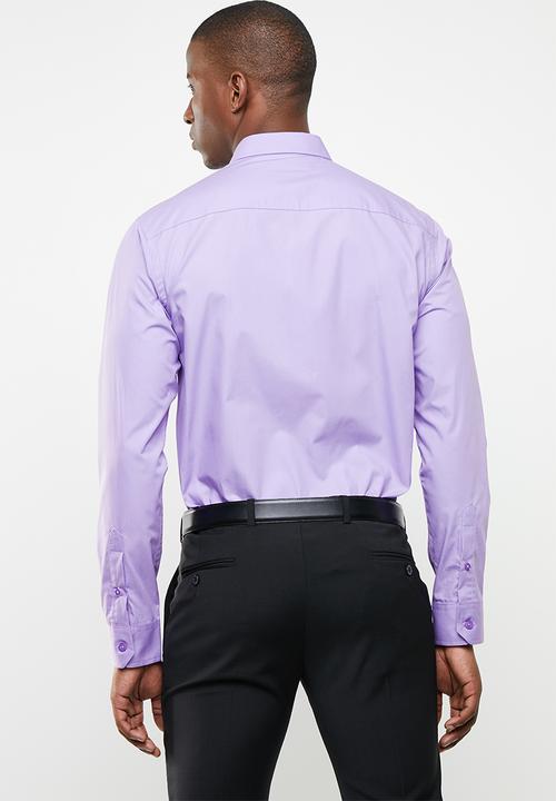 Pringle of Scotland - Niall styled shirt - purple