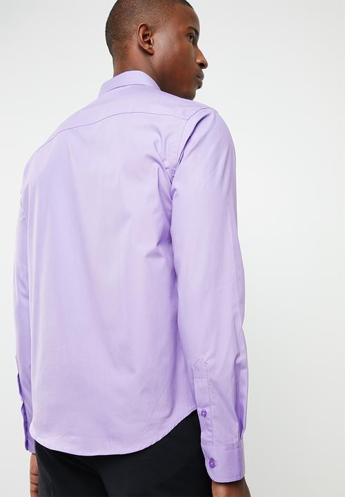 Pringle of Scotland - Niall styled shirt - purple