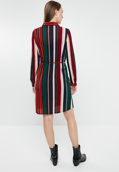 Revenge - Stripy shirt dress - multi 
