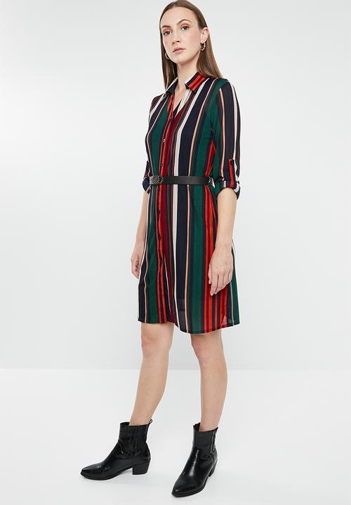 Revenge - Stripy shirt dress - multi 