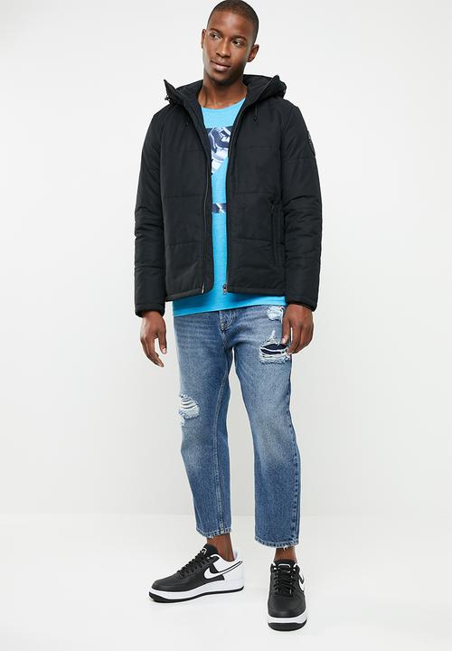 Jack & Jones - Draw puffer - black