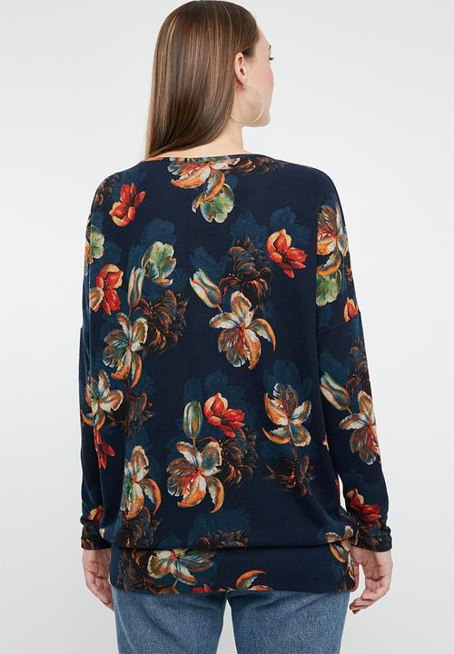 Revenge - Floral long sleeve top - multi