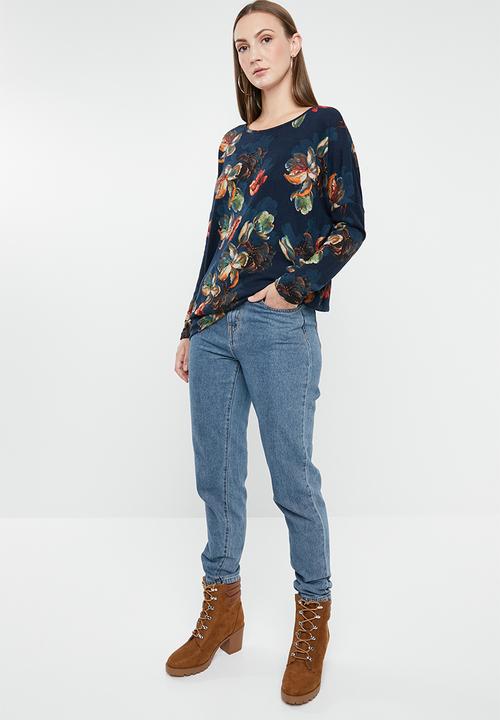 Revenge - Floral long sleeve top - multi