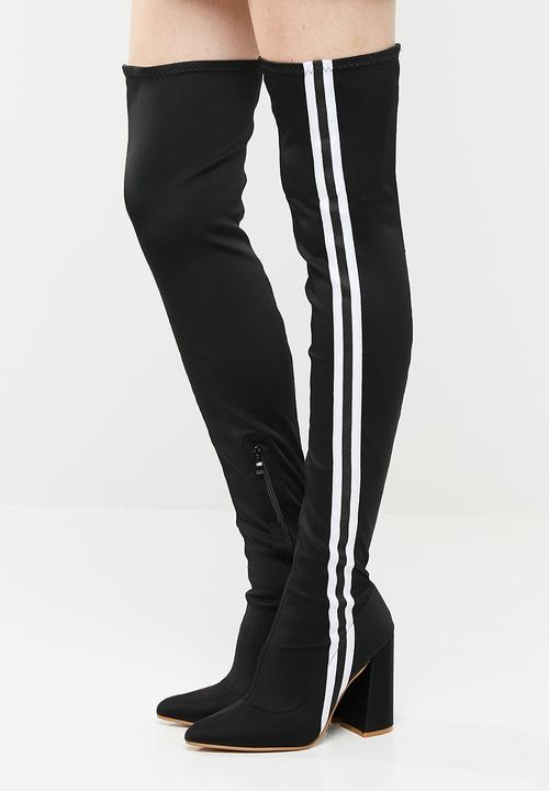 Footwork - Angelique over the knee boot - black