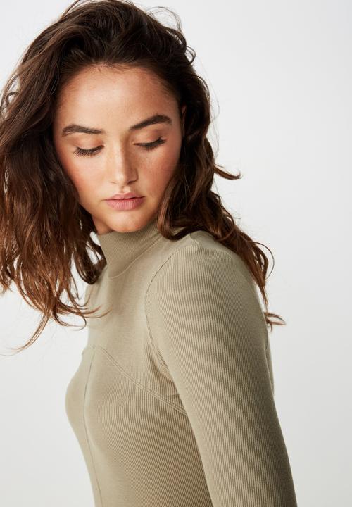 Cotton On - Haze long sleeve top - brown 