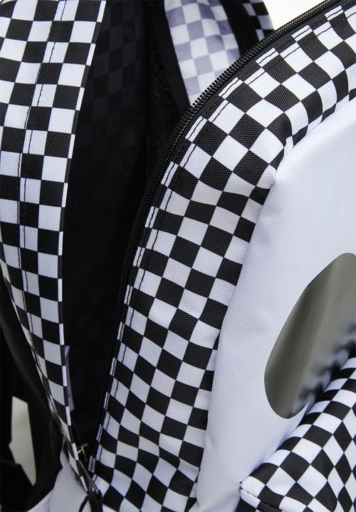 Vans - Checkerboard mickey realm backpack - white & black