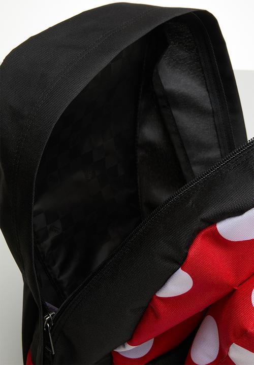 Vans - Minnie realm backpack - red & black