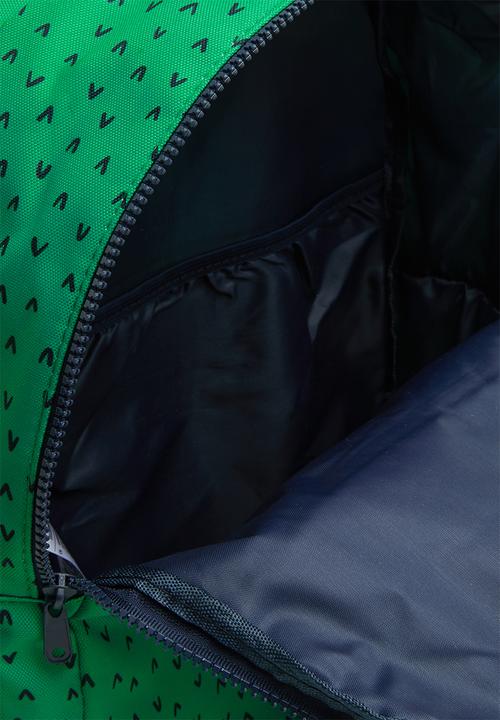 Cotton On - School backpack - green & navy