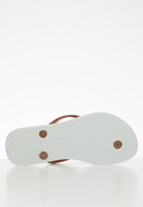 Havaianas - Slim animal flip flops - pink