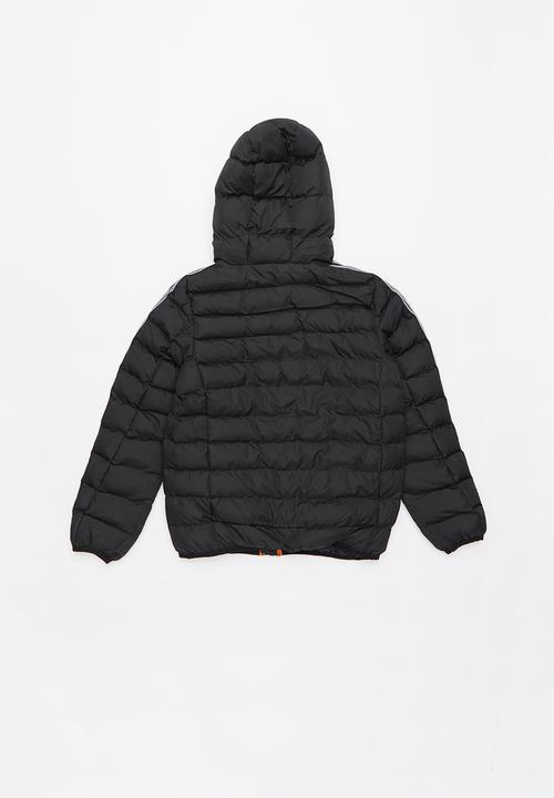 Brave Soul - Boys padded hooded jacket - black