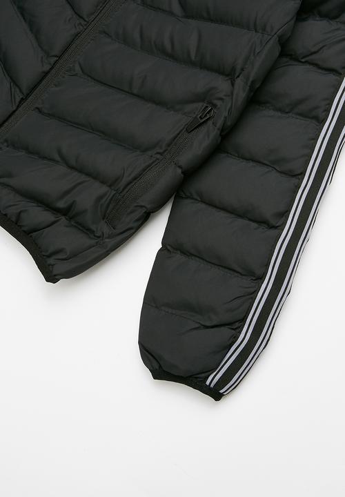 Brave Soul - Boys padded hooded jacket - black