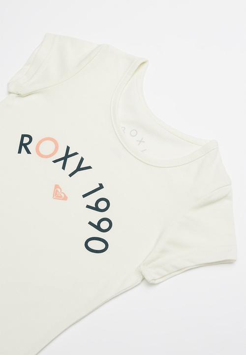 Roxy - Roses in the rain tee - white