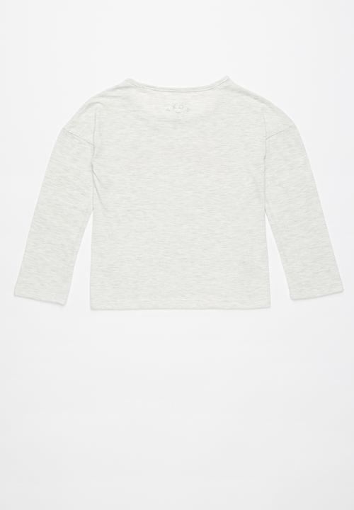 Roxy - Mermaid feeling long sleeve tee - white