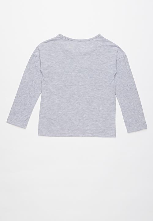 Roxy - Mermaid feeling long sleeve tee - grey