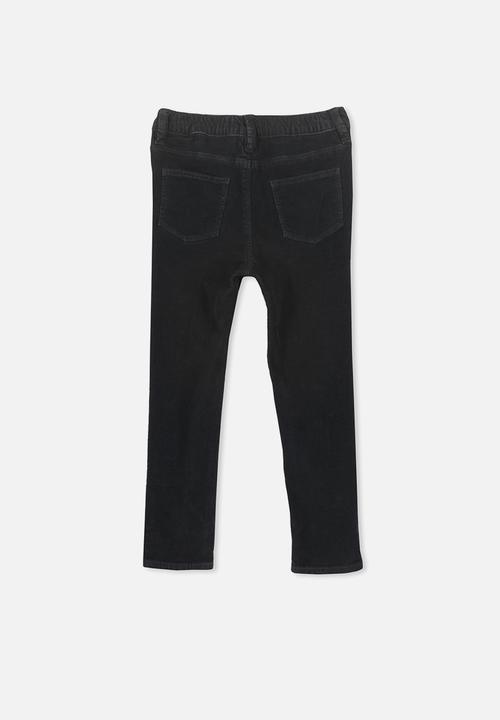 Cotton On - Jordan cord jegging - black